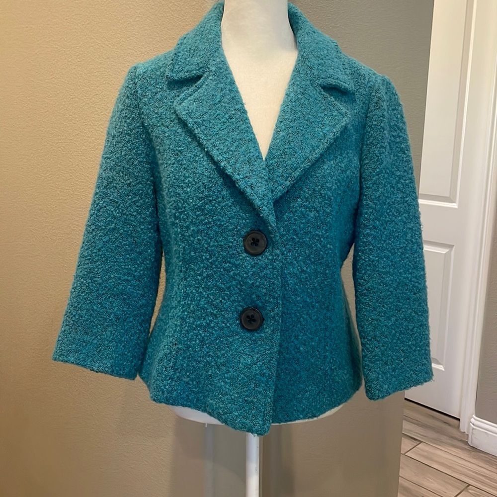 Cabi Wool Cropped Jacket Woman’s Size 6